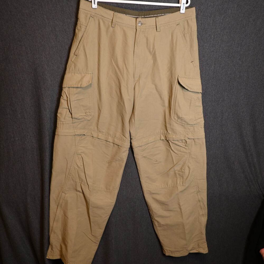 REI Men's 38x34 (35x31 actual) Sahara Convertible Cargo Pants Outdoors Hiking
